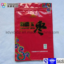 Color Customized Dried Food Plastic Packaging Bag with Zipper